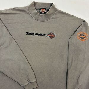 Vintage Embroidered Harley Davidson Long Sleeve Tee